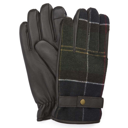 Classic Barbour Mens Newbrough Tartan Gloves