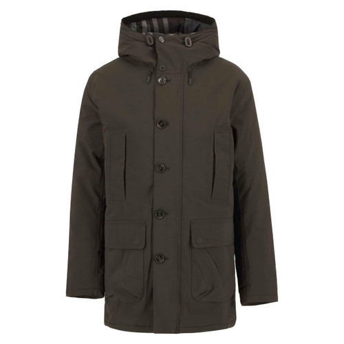 Black Oak Barbour Mens Winter Beaufort Waterproof Parka