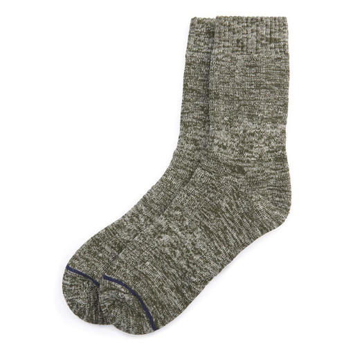 Olive Barbour Mens Storm Boot Socks