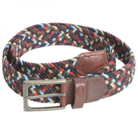 Navy Mix Barbour Mens Ford Belt