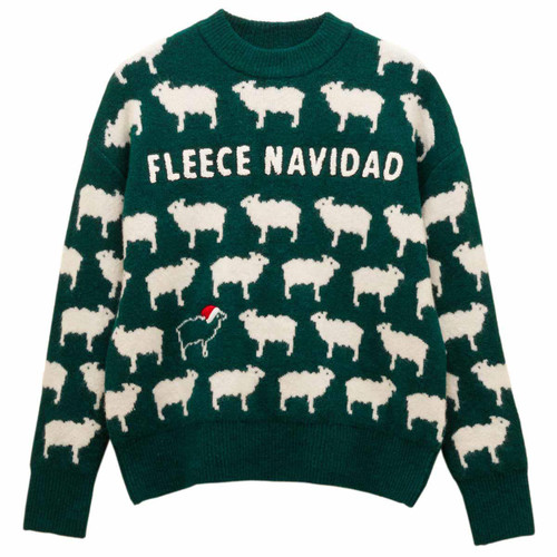 Green Joules Womens Fleece Navidad Christmas Jumper