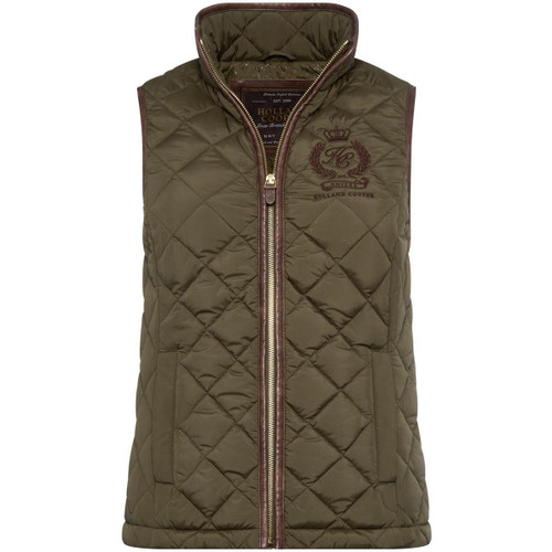 Khaki Holland Cooper Womens Lightweight Country Gilet