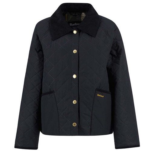 Black/Ancient Barbour Womens Anise Quilted Jacket