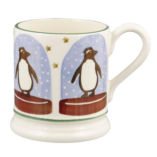Emma Bridgewater Penguin Snow Globe 1/2 Pint Mug