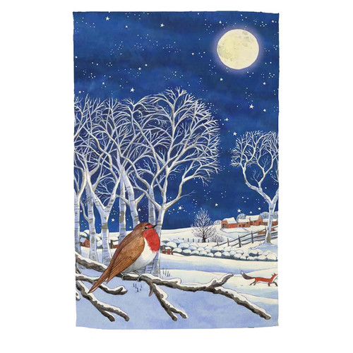 Emma Bridgewater Midnight Robin Tea Towel Emma Bridgewater Midnight Robin Tea Towel