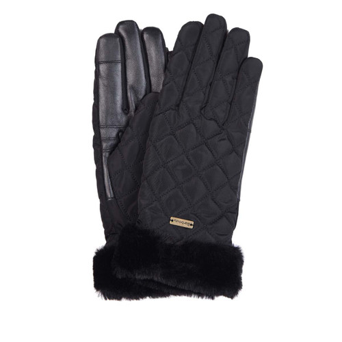 Black Barbour Womens Norwood Gloves
