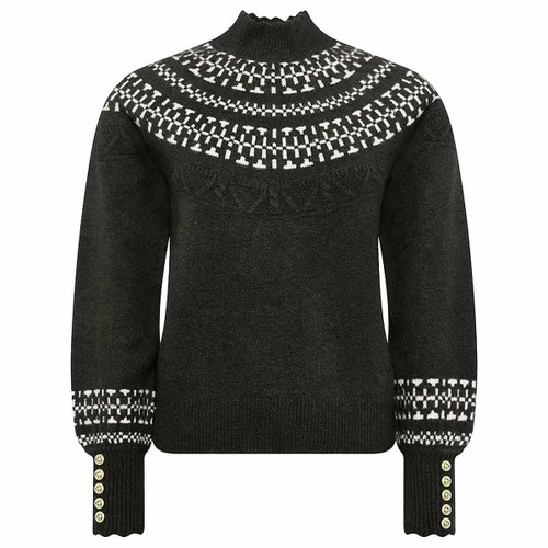 Forest Green Holland Cooper Womens Elodie Roll Neck Knit Jumper