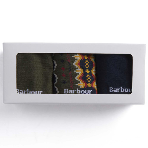 Classic Tartan Barbour Mens Case Fair Isle Sock Gift Box Classic Tartan Barbour Mens Case Fair Isle Sock Gift Box