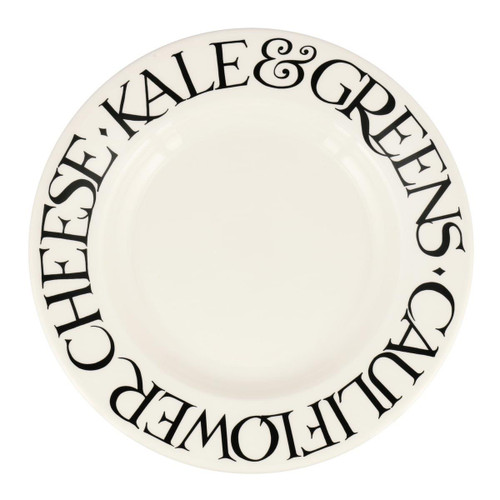 Emma Bridgewater Black Toast Veggies 10.5 Inch Plate