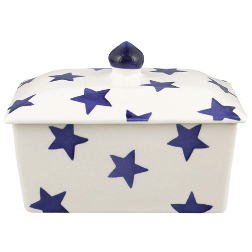 Emma Bridgewater Blue Star Small Butter Dish