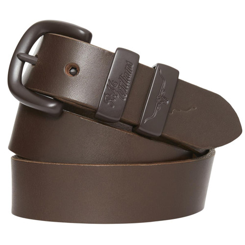 Chocolate R.M. Williams Mens Drover Belt