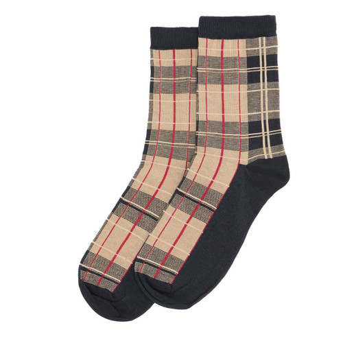 Hessian Tartan Barbour Womens Tartan Sock