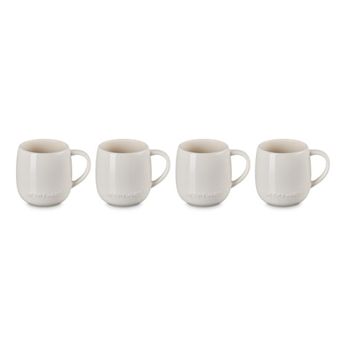 Creme Le Creuset Set of 4 380ml U Mugs