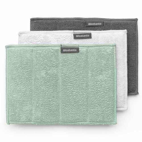 Brabantia SinkSide Microfibre Cleaning Pads Set of 3