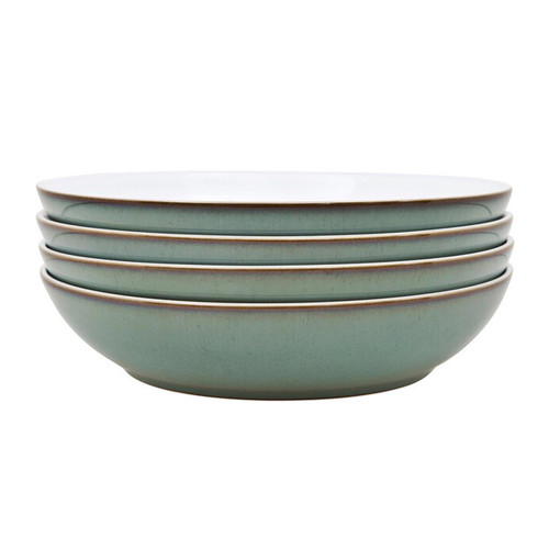 Denby Regency Green 4 Piece Pasta Bowl Set