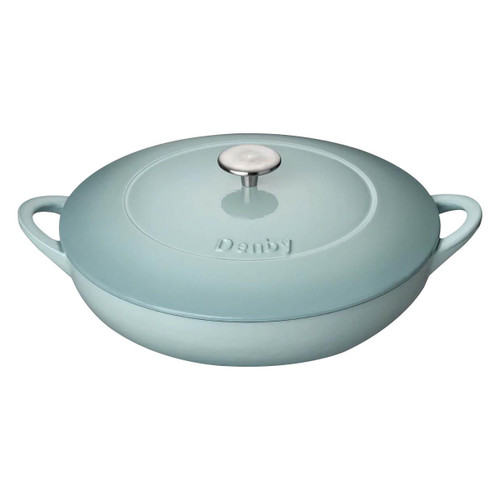 Denby Pavilion 30cm Cast Iron Shallow Casserole Dish