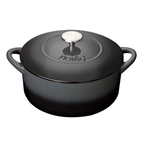 Denby Halo Cast Iron Round Casserole Dish