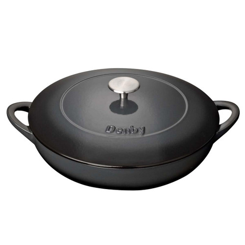 Denby Halo 30cm Cast Iron Shallow Casserole Dish Denby Halo 30cm Cast Iron Shallow Casserole Dish