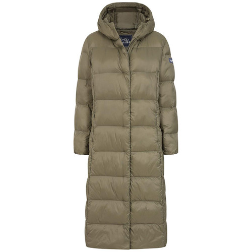 Khaki Lazy Jacks Womens JK2 Long Puffer Coat