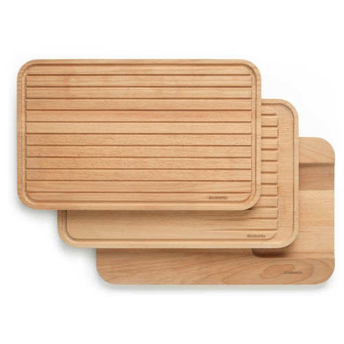 Brabantia Profile Wooden Chopping Boards Set of 3