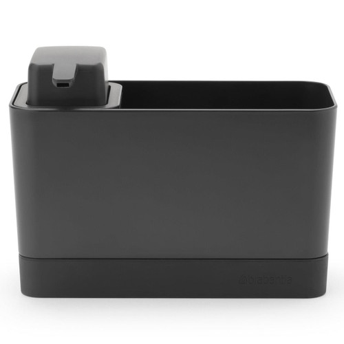 Dark Grey Brabantia SinkSide Sink Organiser and Soap Dispenser