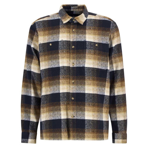 Black Barbour Mens Woodfoot Checked Relaxed Shirt