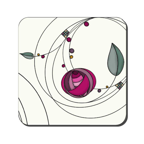 Denby Tiffany Rose Double Set of 6 Coasters