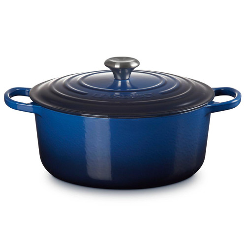 Le Creuset Signature Cast Iron Round Casserole 28cm Lapis