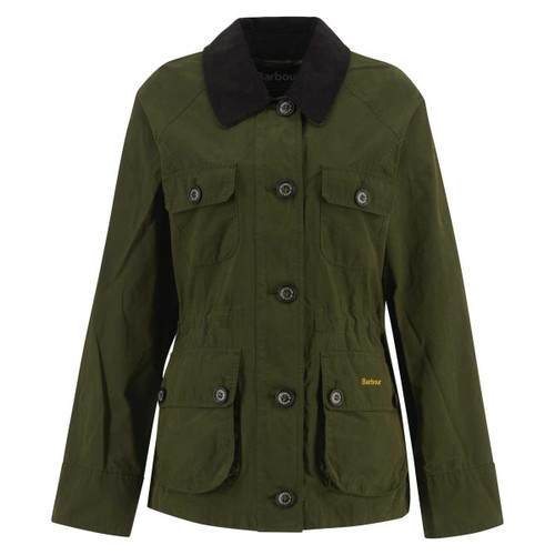 Olive Barbour Womens Croton Casual Jacket