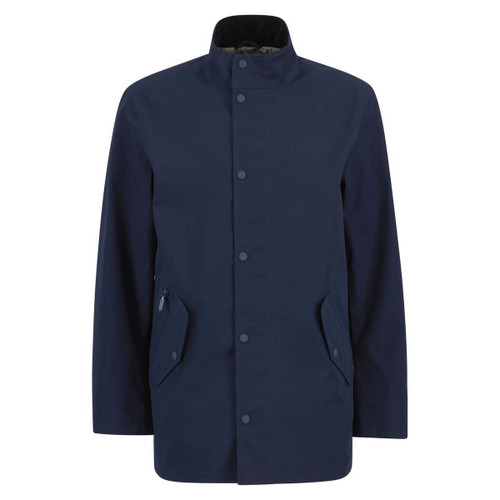 Navy/Highland Lock Barbour Mens City Chelsea Waterproof Jacket