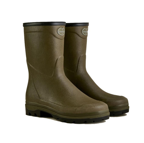 Le Chameau Country Cross Neoprene Lined Bottillon vert chameau