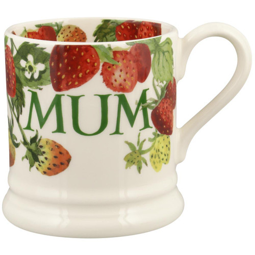 Emma Bridgewater Strawberries Mum Half Pint Mug