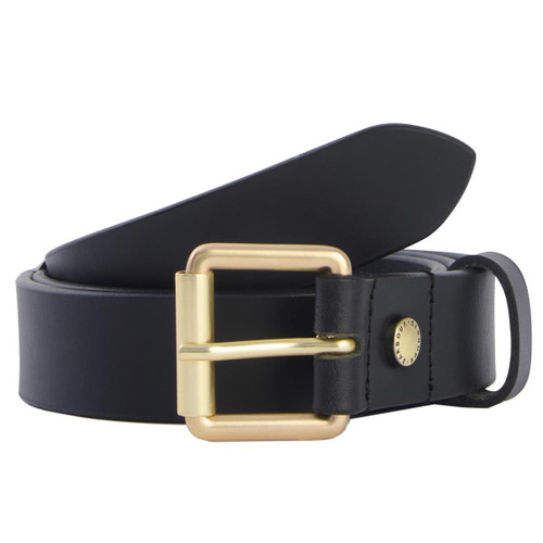 Black Barbour Maia Leather Belt