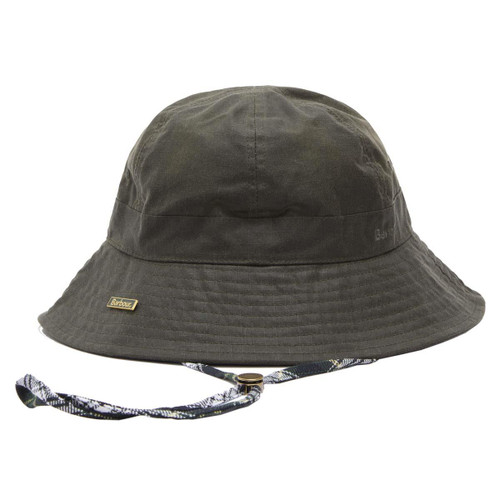 Green Barbour Mens Spectator 6 Panel Bucket Hat