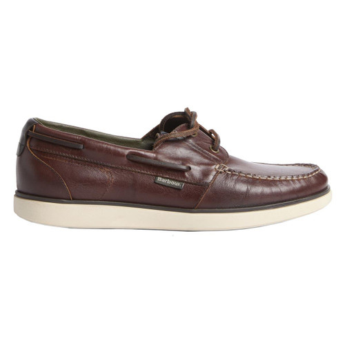 Dark Brown Barbour Rothley Boat Shoe