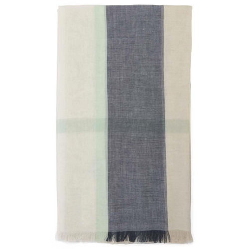 Navy/Mint Tartan Barbour Womens Maisy Tartan Scarf