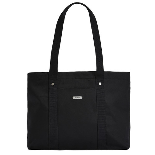 Black Barbour Womens Olivia Tote Bag