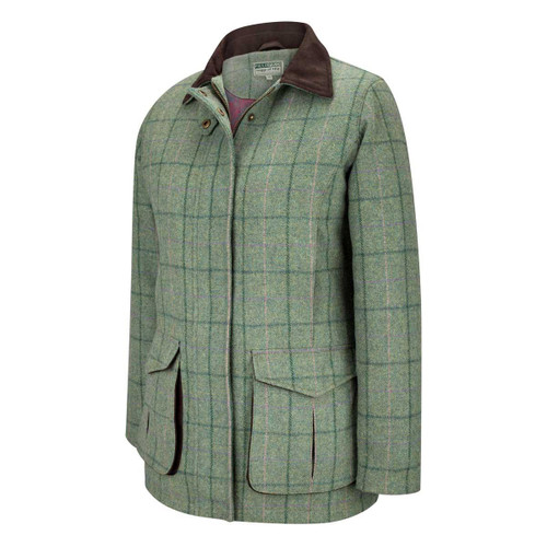 Spring Bracken Hoggs of Fife Womens Roslin Technical Tweed Field Coat
