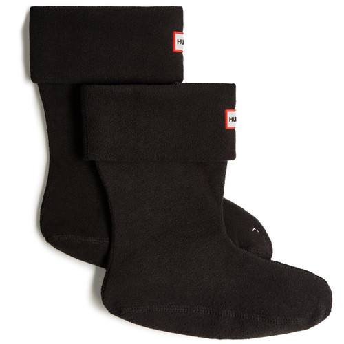 Black Hunter Recycled Fleece Short Boot Sock