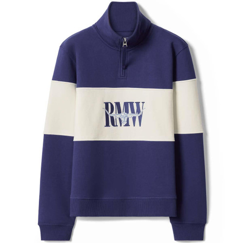 French Navy R.M. Williams Womens Trickett Panel Sweatshirt