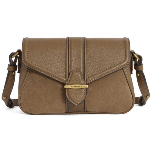 Tan Suede Fairfax & Favor Aviemore Cross Body Bag