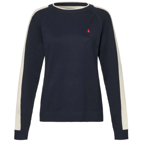 Navy Musto Womens Original Marine Crew Knit