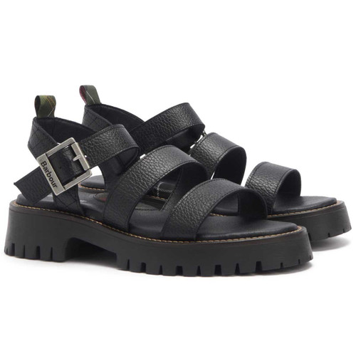 Black Barbour Gabby Sandal