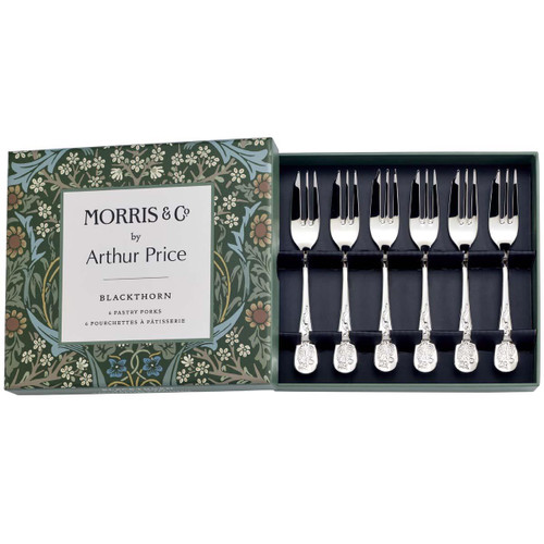 Arthur Price Morris & Co - Blackthorn Box of 6 Pastry Forks