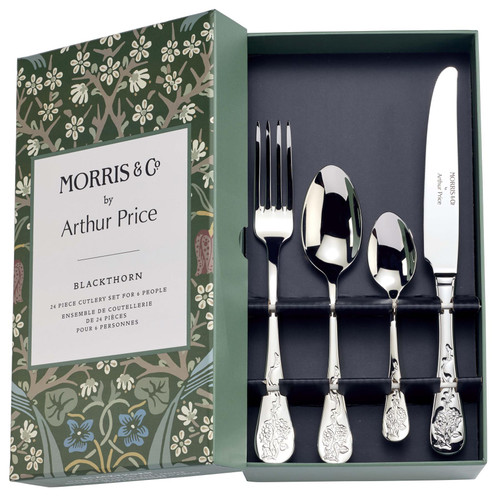 Arthur Price Morris & Co - Blackthorn 24 Piece Boxed Set
