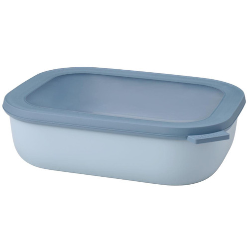 Nordic Blue Mepal Cirqula Rectangular Multi Bowl 2000ml
