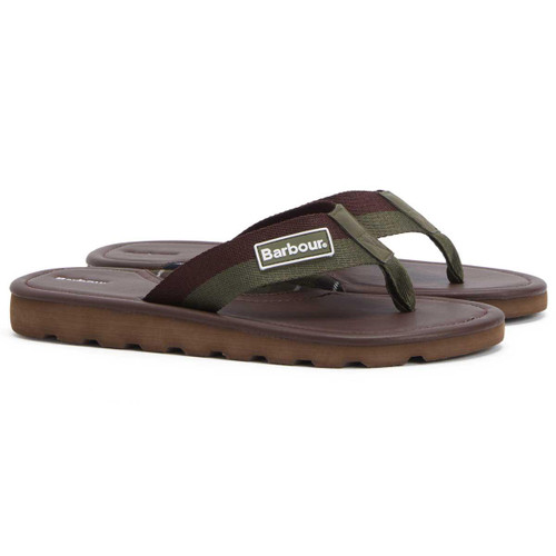Barbour Harker Sandal choc olive 