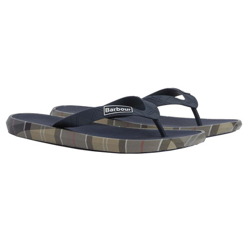 Navy Barbour Mens Oakdale Sandal