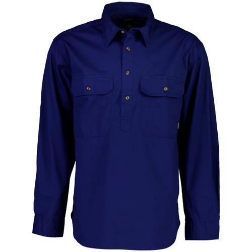 Navy Swanndri Mens Bendigo Work Shirt
