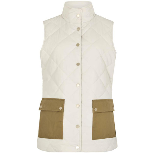 Bone Dubarry Womens Clashmore Quilted Gilet